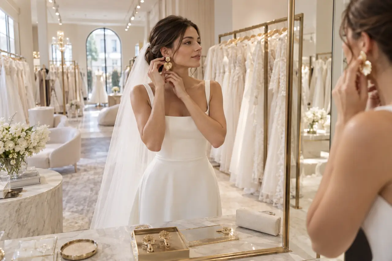 Accessoire pour un mariage : choisir une pièce forte sans surcharger la tenue