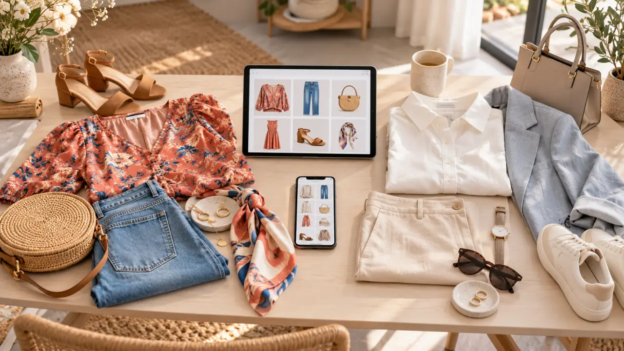 Sélection de vêtements tendance comparés pour un shopping en ligne raisonné