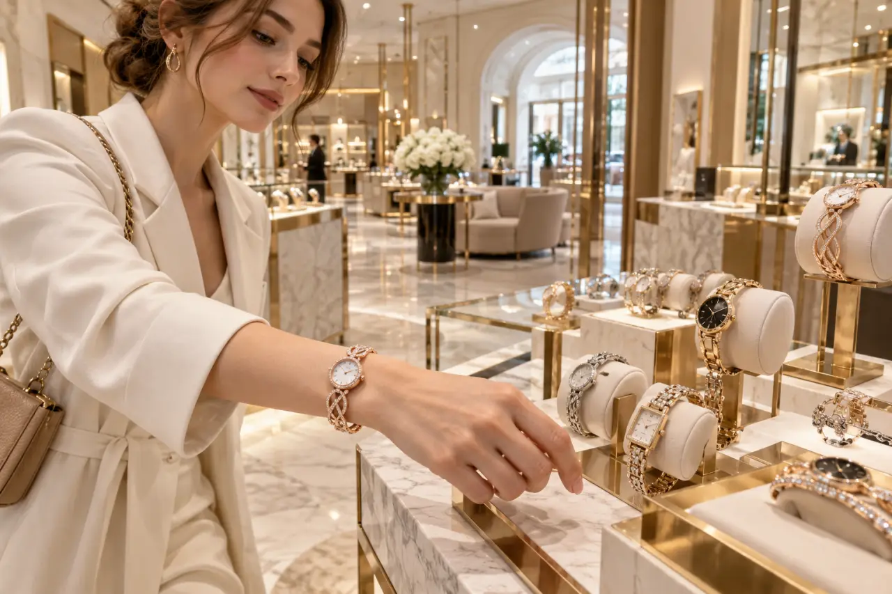 Une montre bijou femme originale se choisit d’abord selon le poignet et le style