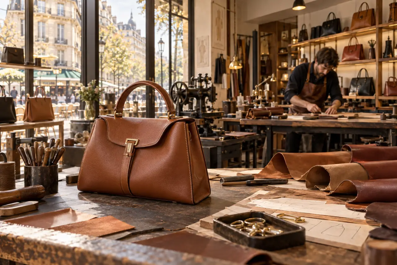 Sac à main femme à Paris : ce qui distingue une vraie maroquinerie parisienne d'un simple point de vente
