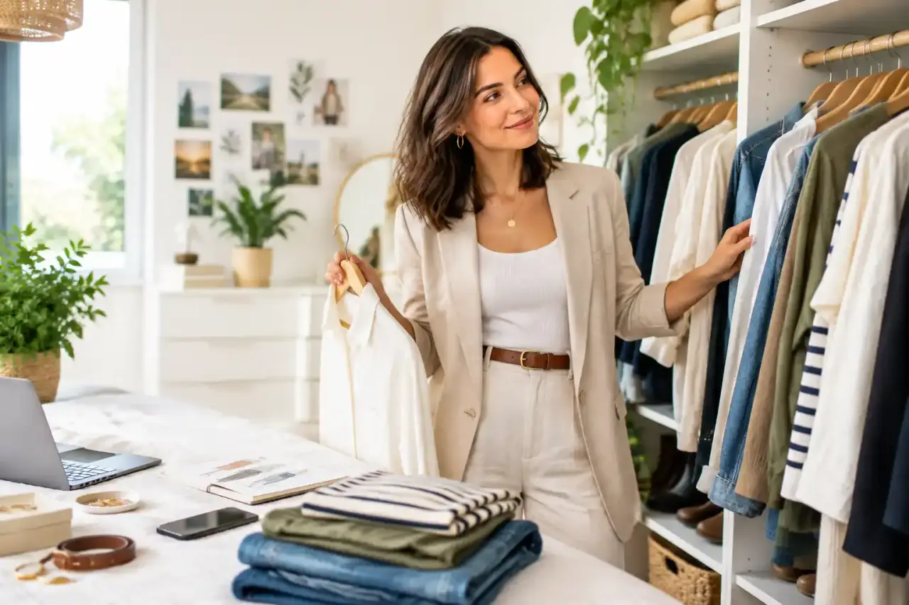 Garde-robe élégante composée de pièces faciles à associer