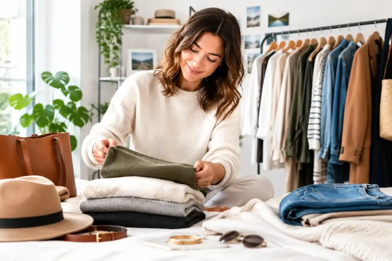 Sélection de vêtements aux matières naturelles pour une garde-robe quatre saisons