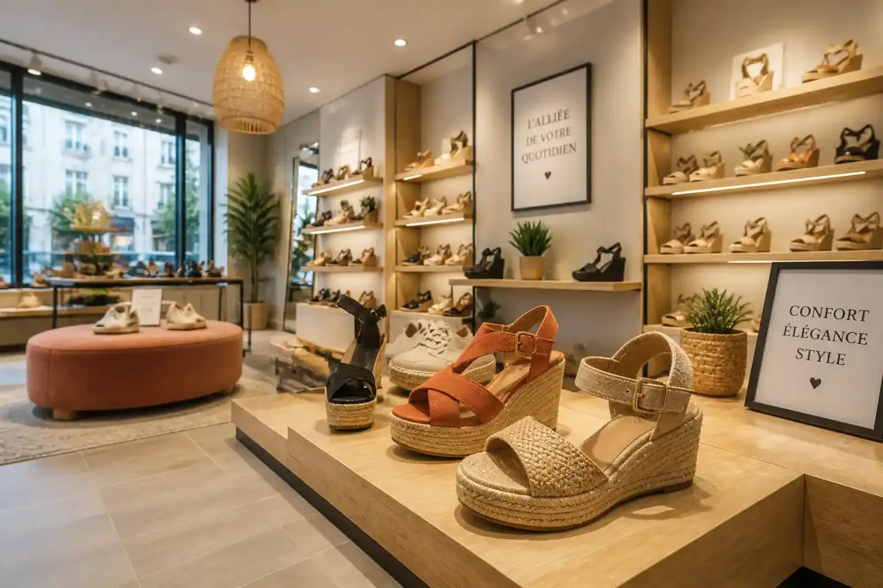 Chaussures compensées femme : la semelle qui remplace le talon fin sans perdre en style