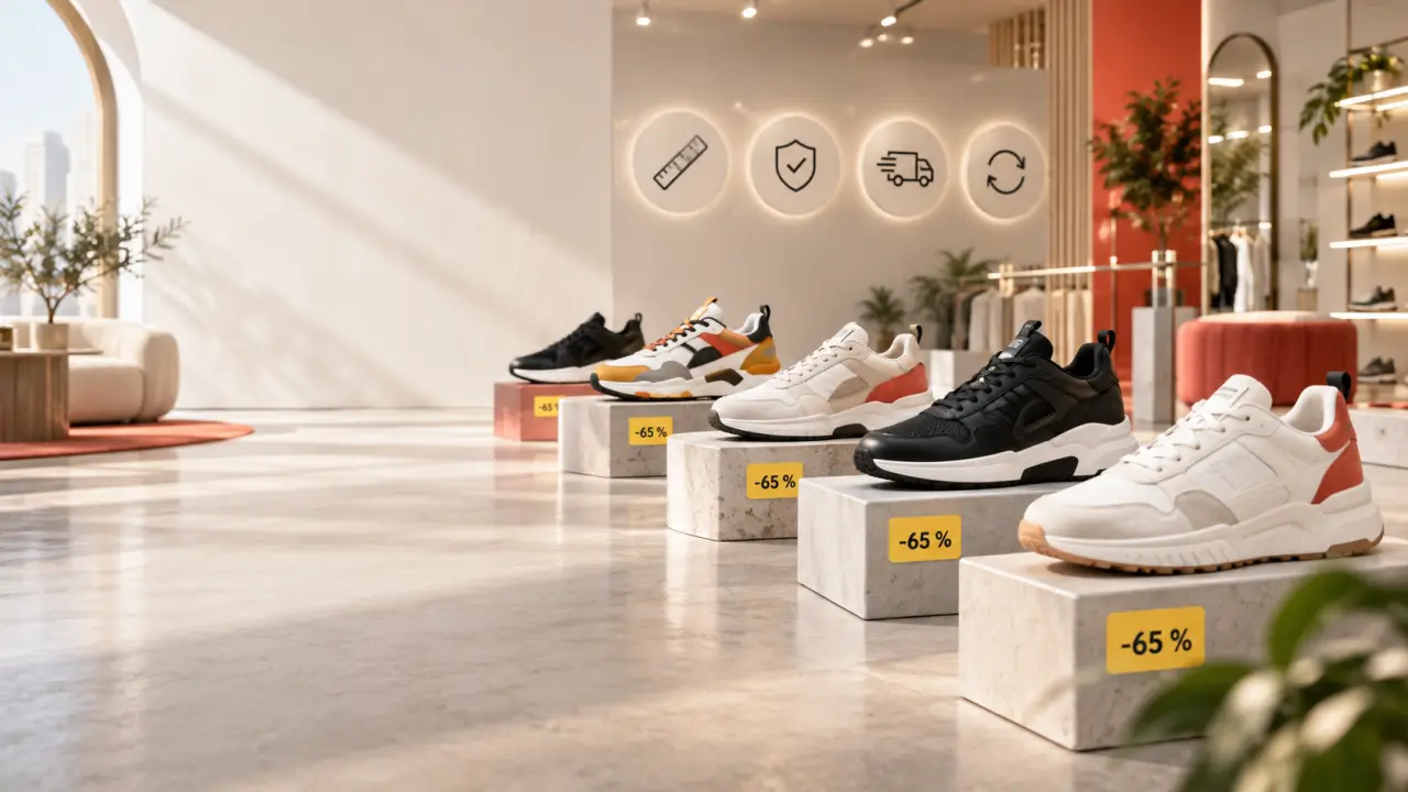 Sneakers pas cher : jusqu’à 65 % de réduction, mais 4 vérifications avant de commander
